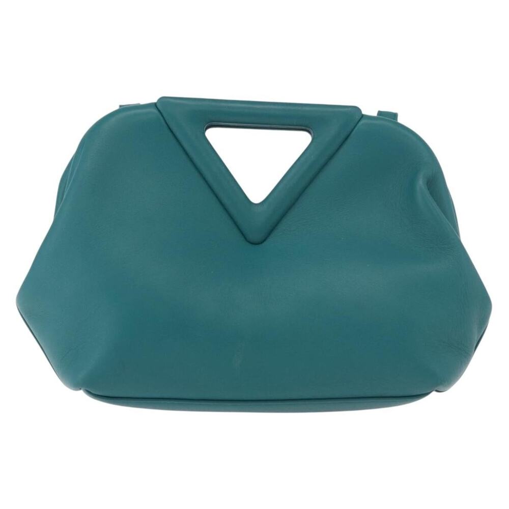 Bottega Veneta Triangle Point Small Bag Blue